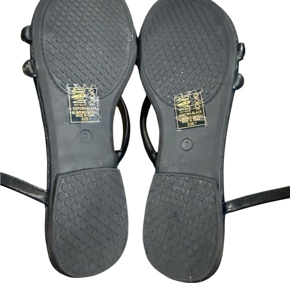 Azalea Wang Black Ankle Wrap Sandals – Size 7 (Never Worn) - Picture 7 of 7